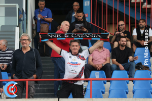 Catania-AtalantaU23 0-1 i tifosi · Catania - Atalanta U23