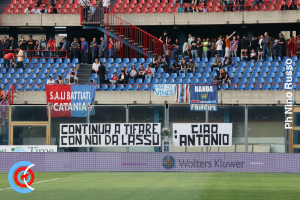 Catania-AtalantaU23 0-1 i tifosi · Catania - Atalanta U23