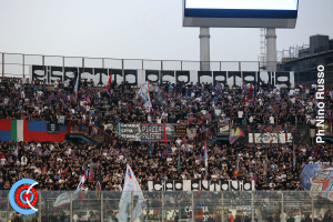 Catania-AtalantaU23 0-1 i tifosi · Catania - Atalanta U23