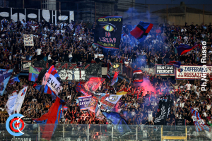 Catania-AtalantaU23 0-1 i tifosi · Catania - Atalanta U23