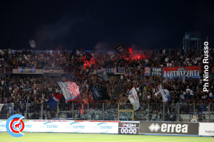 Catania-AtalantaU23 0-1 i tifosi · Catania - Atalanta U23