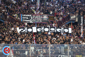 Catania-AtalantaU23 0-1 i tifosi · Catania - Atalanta U23