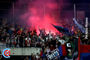 Catania-AtalantaU23 0-1 i tifosi · Catania - Atalanta U23