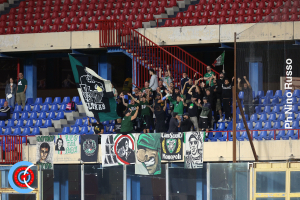 Catania-Monopoli 1-0 i tifosi · Catania - Monopoli