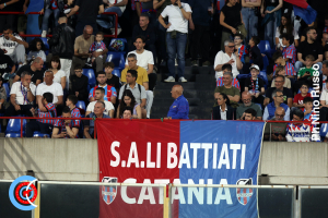 Catania-AtalantaU23 0-1 i tifosi · Catania - Atalanta U23