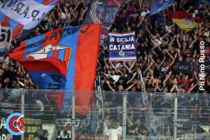 Catania-AtalantaU23 0-1 i tifosi · Catania - Atalanta U23