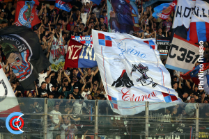Catania-AtalantaU23 0-1 i tifosi · Catania - Atalanta U23