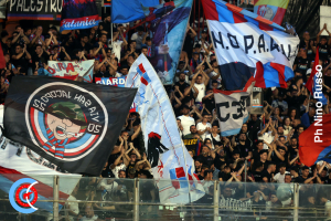 Catania-AtalantaU23 0-1 i tifosi · Catania - Atalanta U23