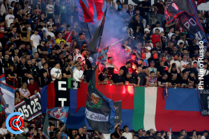 Catania-AtalantaU23 0-1 i tifosi · Catania - Atalanta U23
