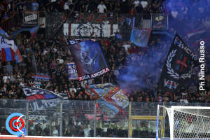 Catania-AtalantaU23 0-1 i tifosi · Catania - Atalanta U23