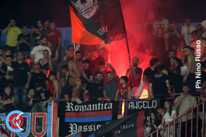 Catania-AtalantaU23 0-1 i tifosi · Catania - Atalanta U23