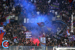 Catania-AtalantaU23 0-1 i tifosi · Catania - Atalanta U23