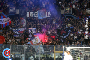 Catania-AtalantaU23 0-1 i tifosi · Catania - Atalanta U23