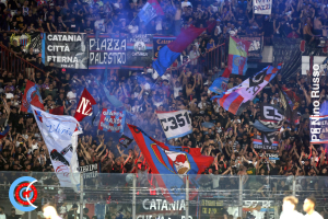 Catania-AtalantaU23 0-1 i tifosi · Catania - Atalanta U23