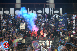 Catania-AtalantaU23 0-1 i tifosi · Catania - Atalanta U23