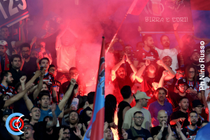 Catania-AtalantaU23 0-1 i tifosi · Catania - Atalanta U23