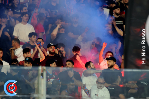 Catania-AtalantaU23 0-1 i tifosi · Catania - Atalanta U23