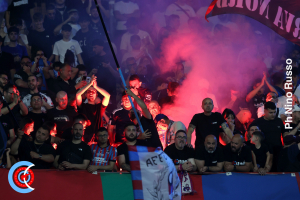Catania-AtalantaU23 0-1 i tifosi · Catania - Atalanta U23