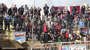 Akragas-Catania 2-1, i tifosi · Akragas - Catania