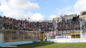 Akragas-Catania 2-1, i tifosi · Akragas - Catania