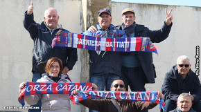 Akragas-Catania 2-1, i tifosi · Akragas - Catania