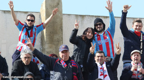 Akragas-Catania 2-1, i tifosi · Akragas - Catania