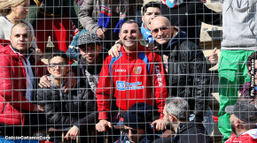 Akragas-Catania 2-1, i tifosi · Akragas - Catania