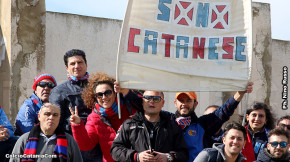 Akragas-Catania 2-1, i tifosi · Akragas - Catania