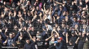 Akragas-Catania 2-1, i tifosi · Akragas - Catania