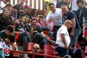 Catania-AtalantaU23 0-1 i tifosi · Catania - Atalanta U23