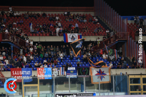 Catania-Monopoli 1-0 i tifosi · Catania - Monopoli