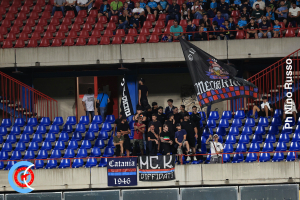 Catania-Monopoli 1-0 i tifosi · Catania - Monopoli