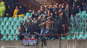 Catania-Monopoli 1-0, i tifosi · Catania - Monopoli