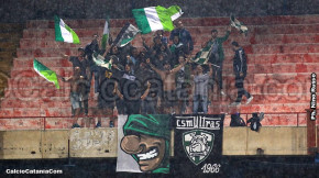 Catania-Monopoli 1-0, i tifosi · Catania - Monopoli