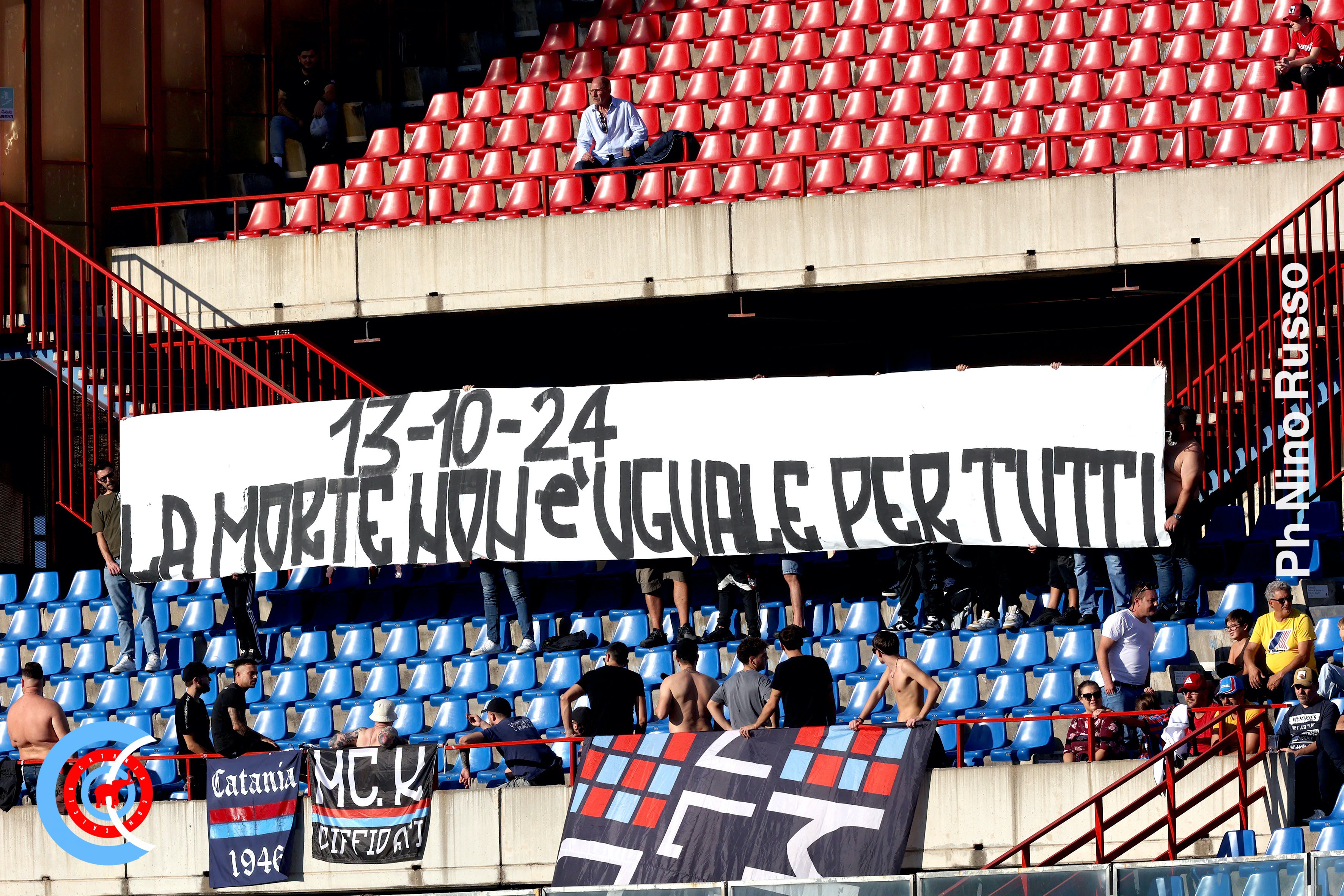 Catania-Latina 0-1 i tifosi