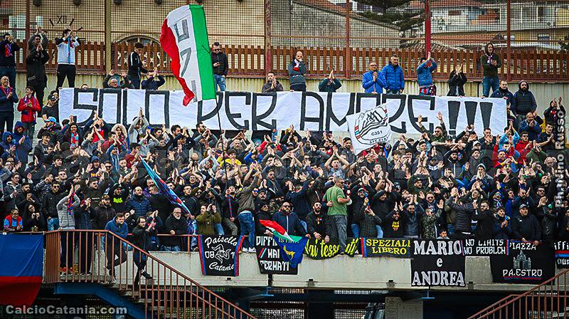 Benevento-Catania: i tifosi trattati come pacchi postali