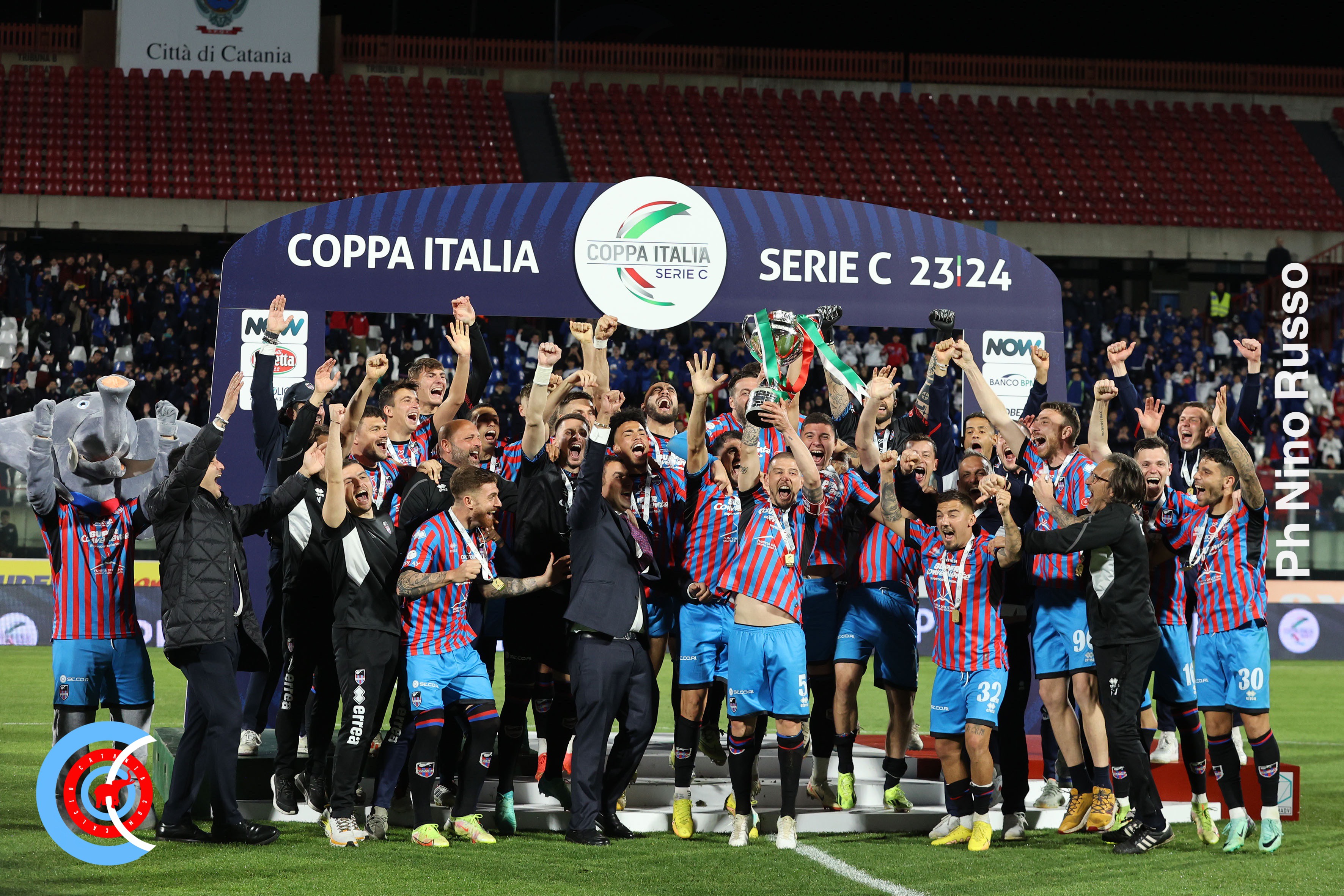 Catania-Padova 4-2 finale Coppa Italia