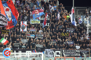 Crotone-Catania 1-0 coppa Italia i tifosi