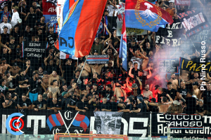 Crotone-Catania 1-0 coppa Italia i tifosi