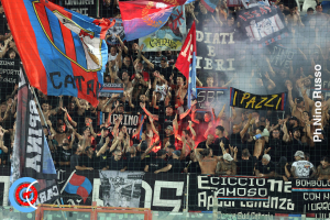 Crotone-Catania 1-0 coppa Italia i tifosi