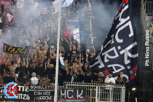 Crotone-Catania 1-0 coppa Italia i tifosi