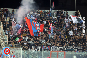 Crotone-Catania 1-0 coppa Italia i tifosi