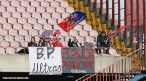 Catania-Paganese 3-0, i tifosi