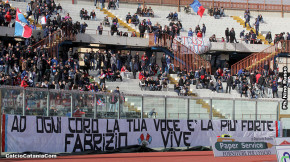 Catania-Perugia 2-0, i tifosi