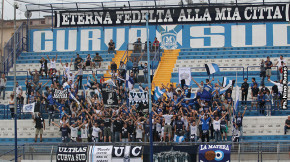 Matera-Catania 0-1, i tifosi · Matera - Catania
