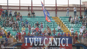 Catania-Juve Stabia 3-1, i tifosi · Catania - Juve Stabia