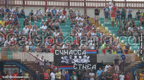 Catania-Juve Stabia 3-1, i tifosi · Catania - Juve Stabia