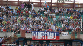 Catania-Juve Stabia 3-1, i tifosi · Catania - Juve Stabia