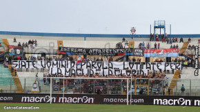 Catania-Lecce 2-0, i tifosi