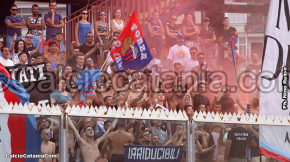 Catania-Juve Stabia 3-1, i tifosi · Catania - Juve Stabia